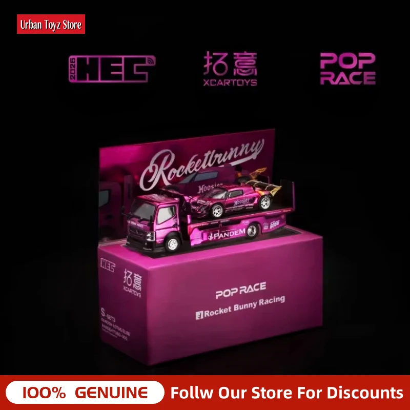 In Stock 2026 Hec Xcartoys 1:64 Rwb 930 & Pandem Elise Truck Box Set Alloy Diecast Model Collectible Gift For Fans image 3
