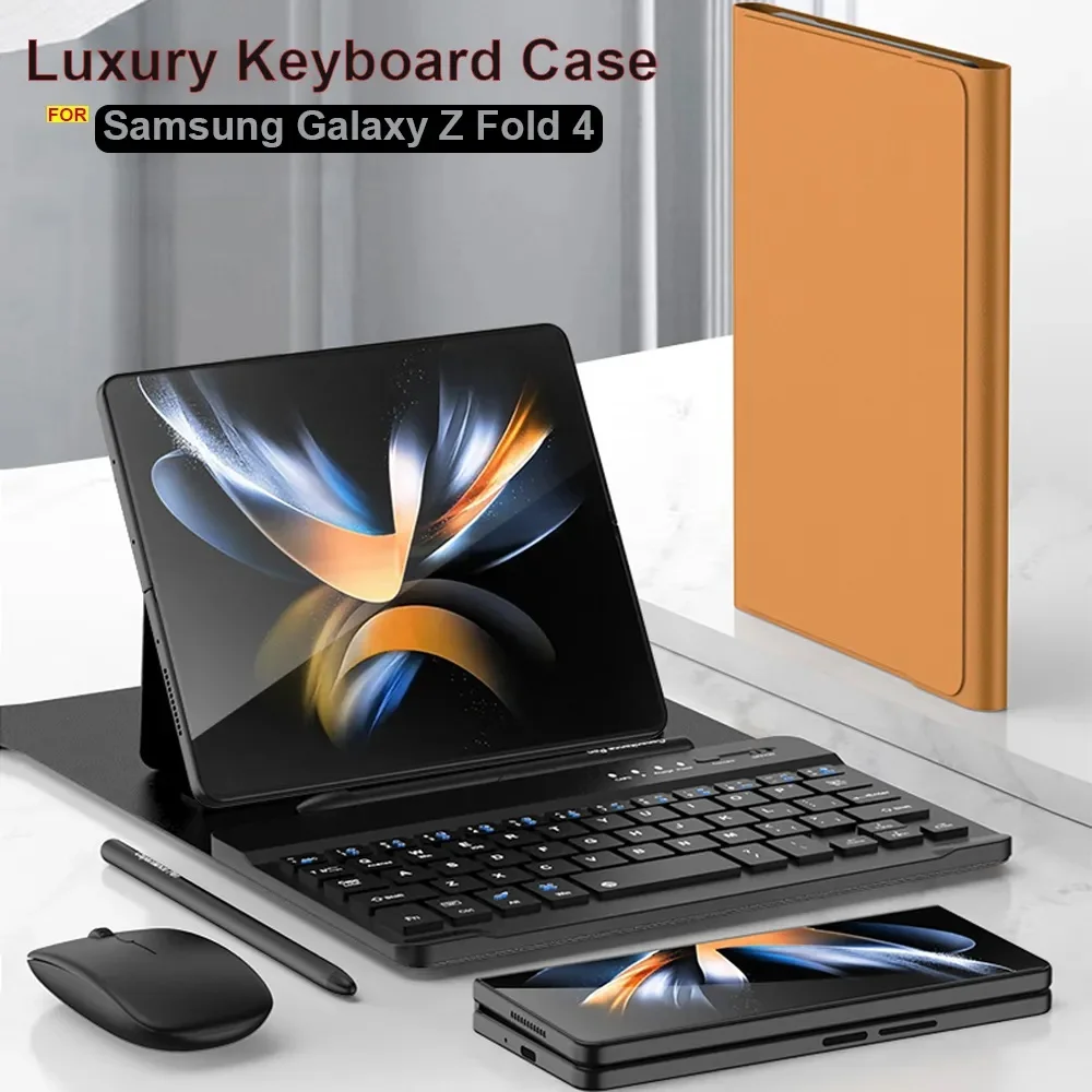 

Bluetooth Keyboard Set Magnetic Case for Samsung Galaxy Z Fold 5 Z Fold 4 Fold 3 for Samsung Galaxy Z Fold 3 2 Z Fold 1 Case