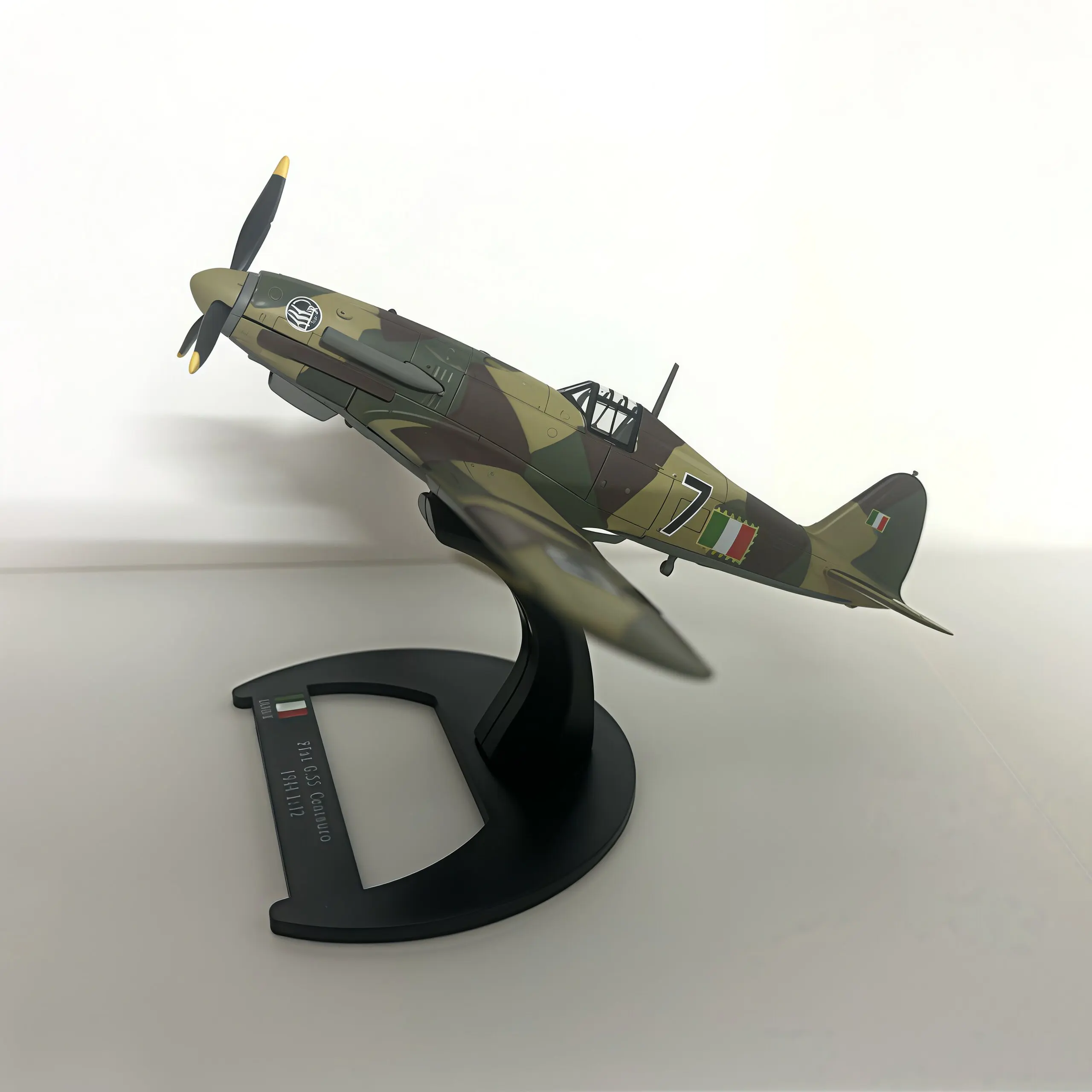 1/72 Scale Italy Fighter Aircraft G.55 Alloy Model Airplanes Diecast Simulation Military Model Aviation Collectible Miniature