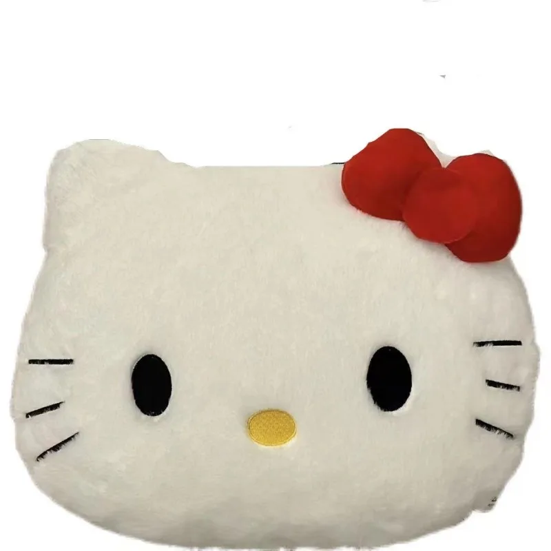 Sweet Hello Kitty Anime Kawaii MINISO Throw Pillow Cute Cartoon Sofa Cushion Car Nap Pillow Birthday Lovely Gifts for Kids