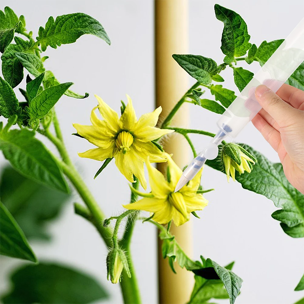 

2 Pcs Pointing Pen Pollinator for Tomato Eggplant Cucumber Vegetable Plants Indoor Garden Hand Tools Manual Plant Pollination