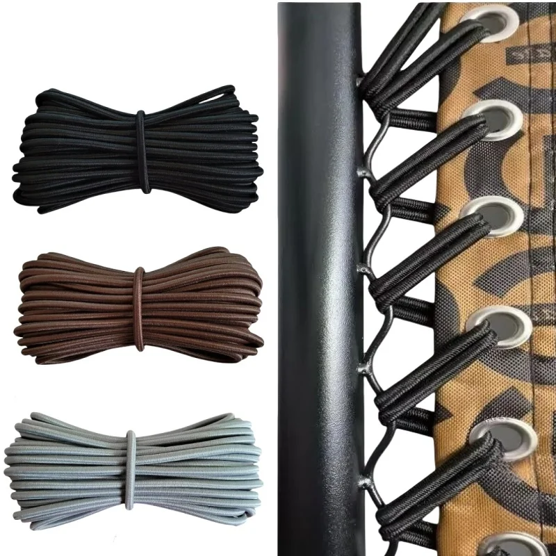 

4pcs/set Repair Recliner Chair Elastic Rope Cord Universal Strong Multistrand Dichotomanthes Rope For Camping Sun Lounger Fixing