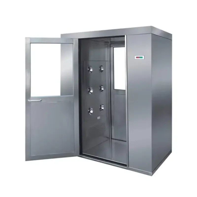 Industrial Clean Room Cargo Air Shower With Double-Door Electronic Interlocking