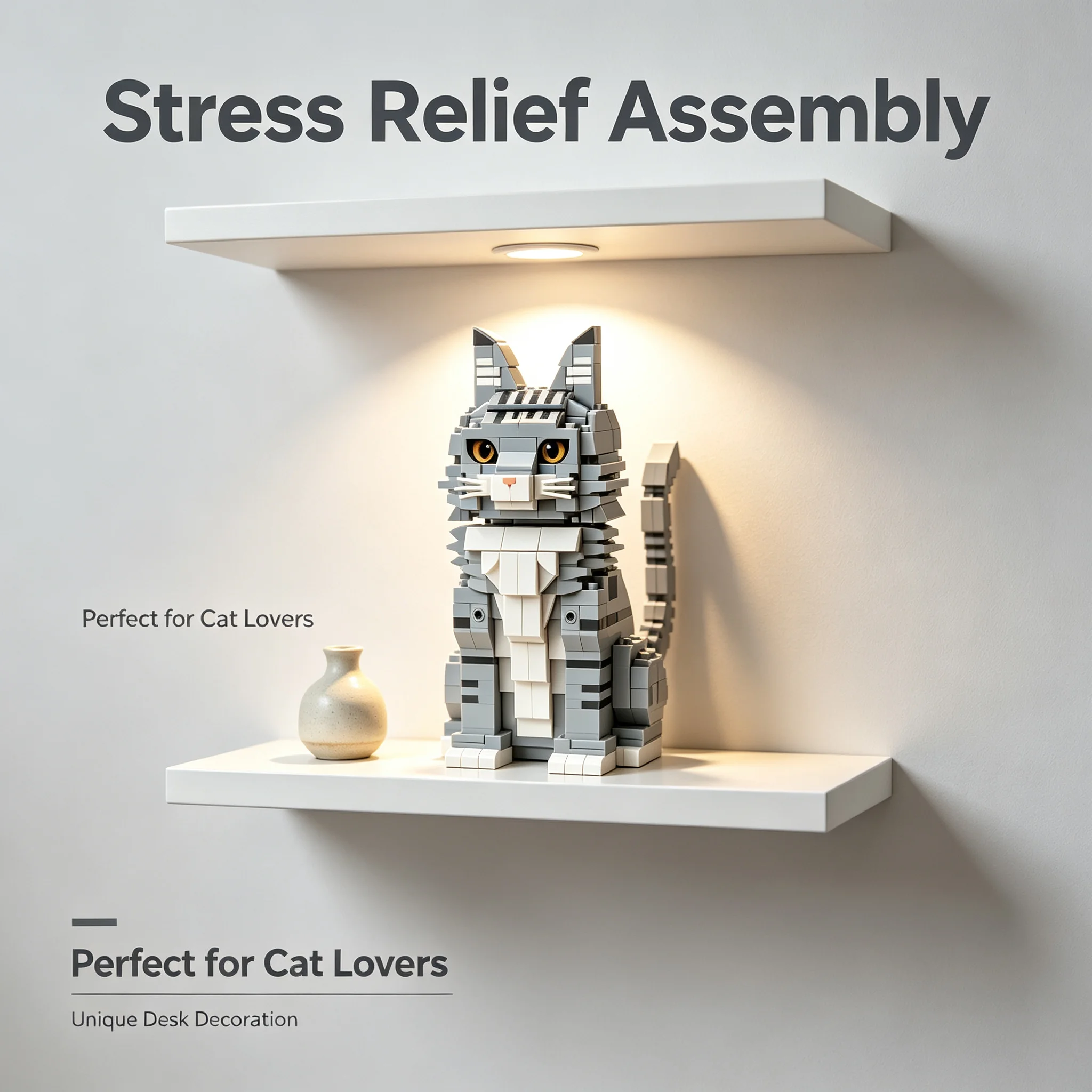 DIY Maine Coon Building Blocks - Home Office Building 评论和价格