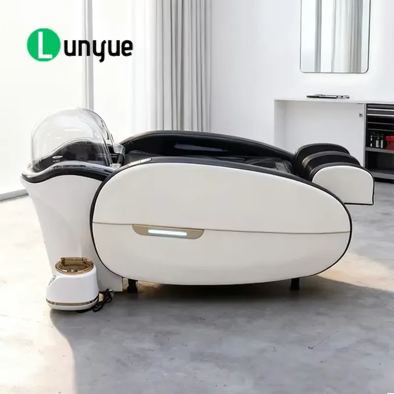 Electric Shampoo Bed with Water Circulation and Steamer Full Body Massage Chair for Barber Shop Spa Professional Beauty