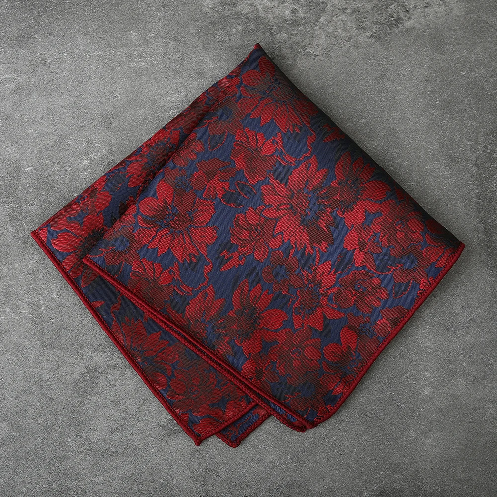 Men's Floral Pocket Square, Wedding & Party Accessory