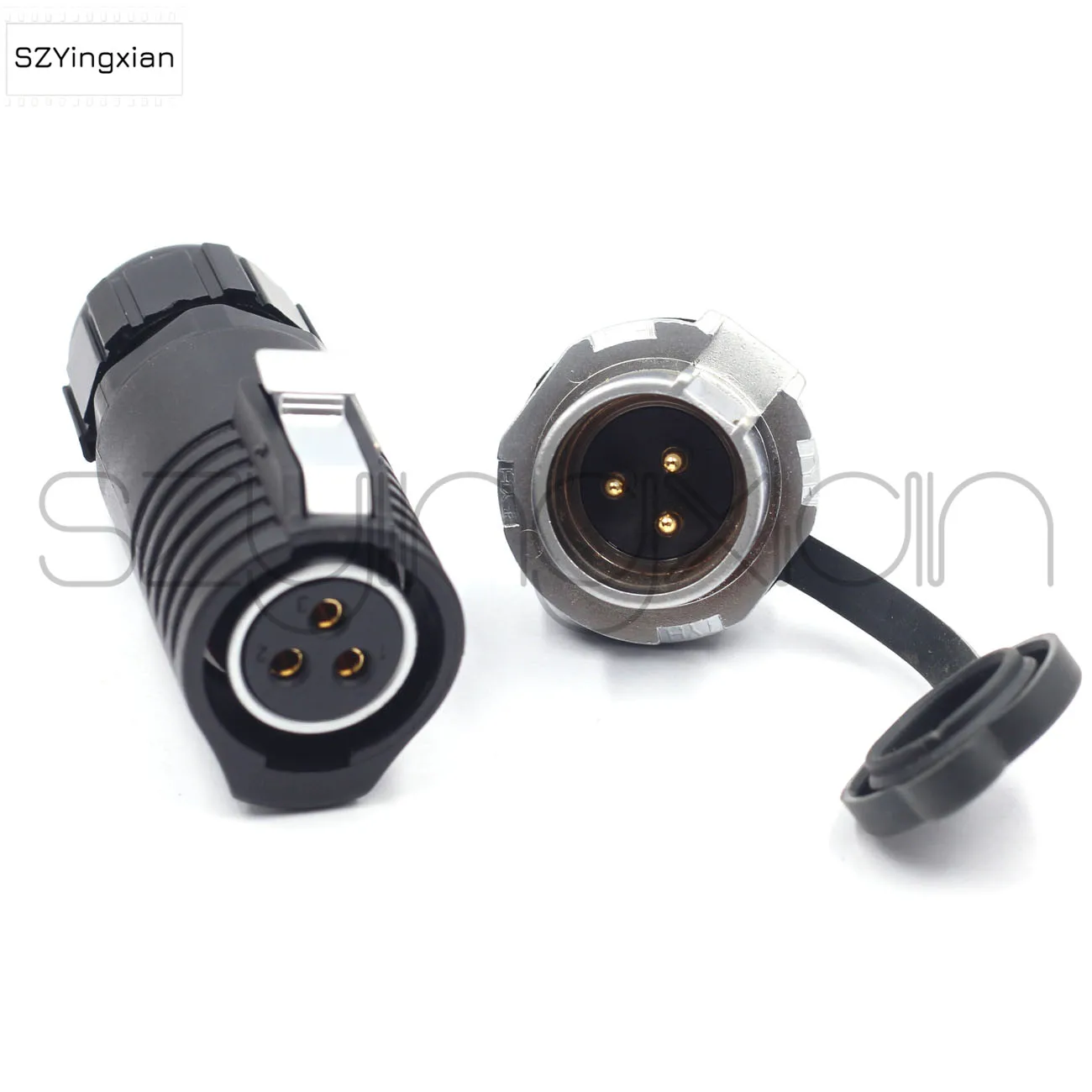 XHP20 Nut Panel Mount Connector 2 3 4 5 6 7 8 9 10 12Pin Industrial Motor Waterproof IP68 Aviation Female Plug Male Socket