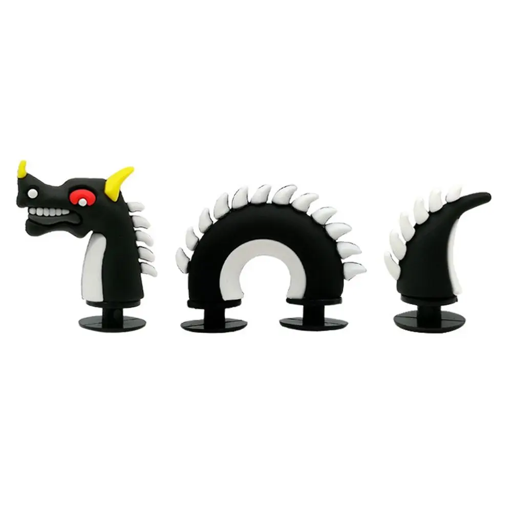 Shoe Decorations Novelty PVC 3D Dragon Style Garden Shoes Accessories Croc Charm Ornaments Kids Gift Charm Ornaments