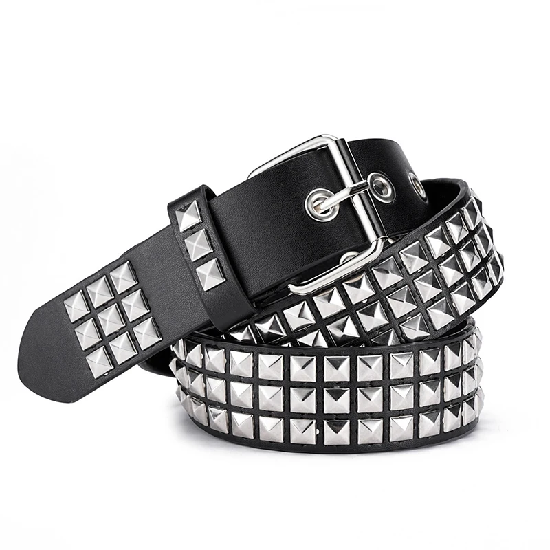 1PC Fashion Bronze Bullet Riem Metalen Riem Mannen En Vrouwen Punk Hardware Jeans Riem Y2K Riem Designer Riem vrouwen riem