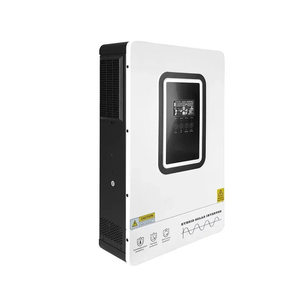 SKE 4200W 순수 사인파 하이브리드 태양광 시스템 이중 MPPT 24V 4.2KW 태양광 인버터 (태양광 패널 및 배터리 포함, 오프그리드 사용용)