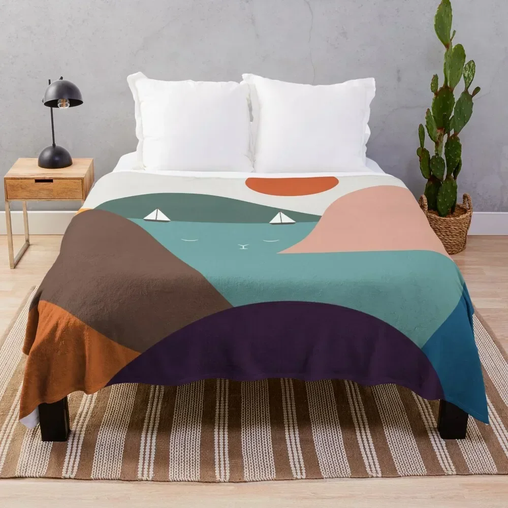 

Cat Landscape 12 Throw Blanket Cozy Sofa Blanket for TV Watching Napping