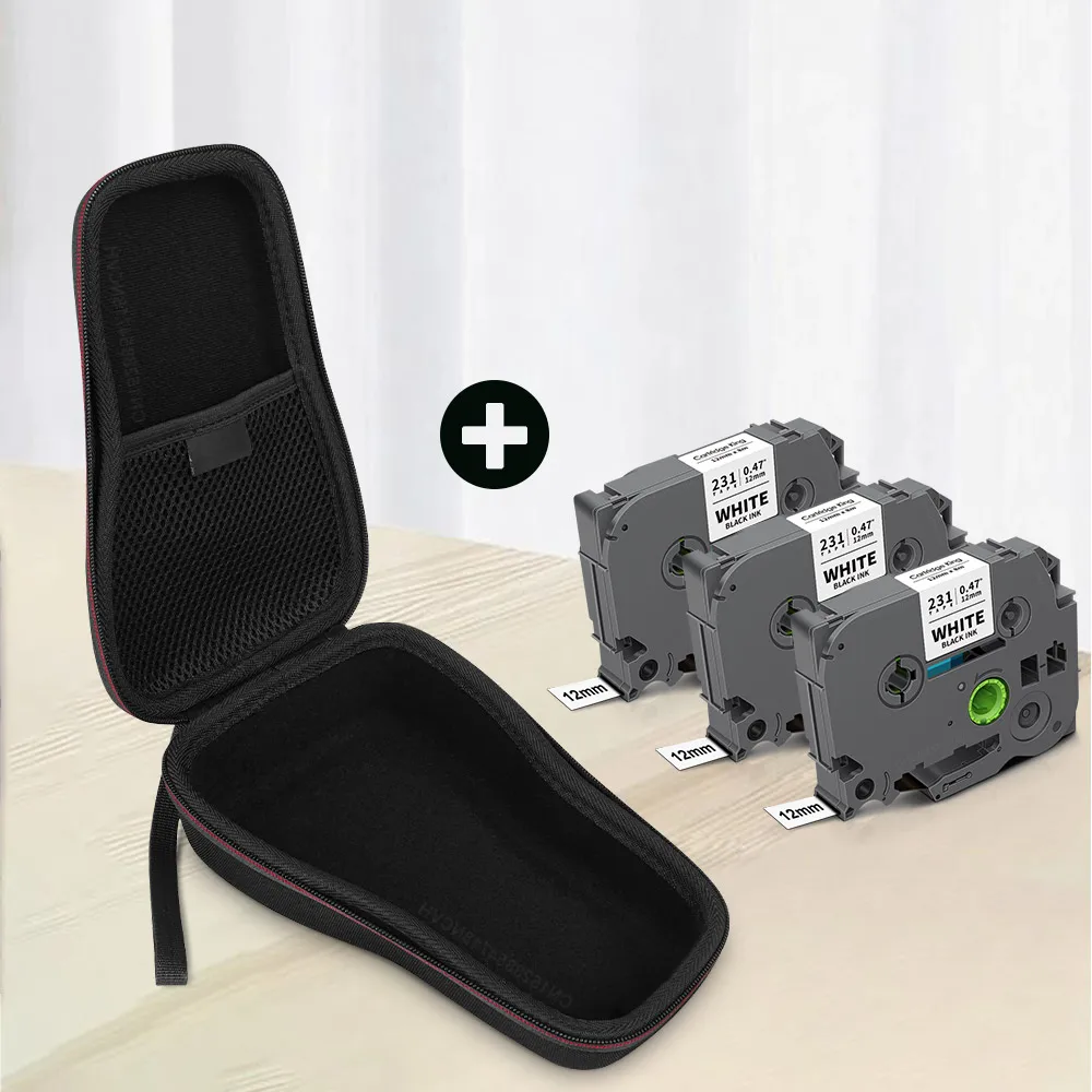 Custodia compatibile per Brother PT-H110 Portaoggetti Brother P-touch PTH110 PTH111 Etichettatrice Custodia da viaggio Borsa protettiva