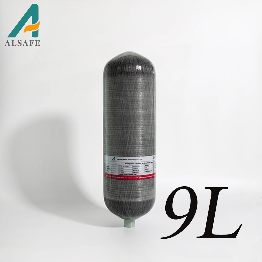 

ALSAFE 45oopsi/300bar carbon fiber composite air breathing apparatus scuba tank Thread M18*1.5