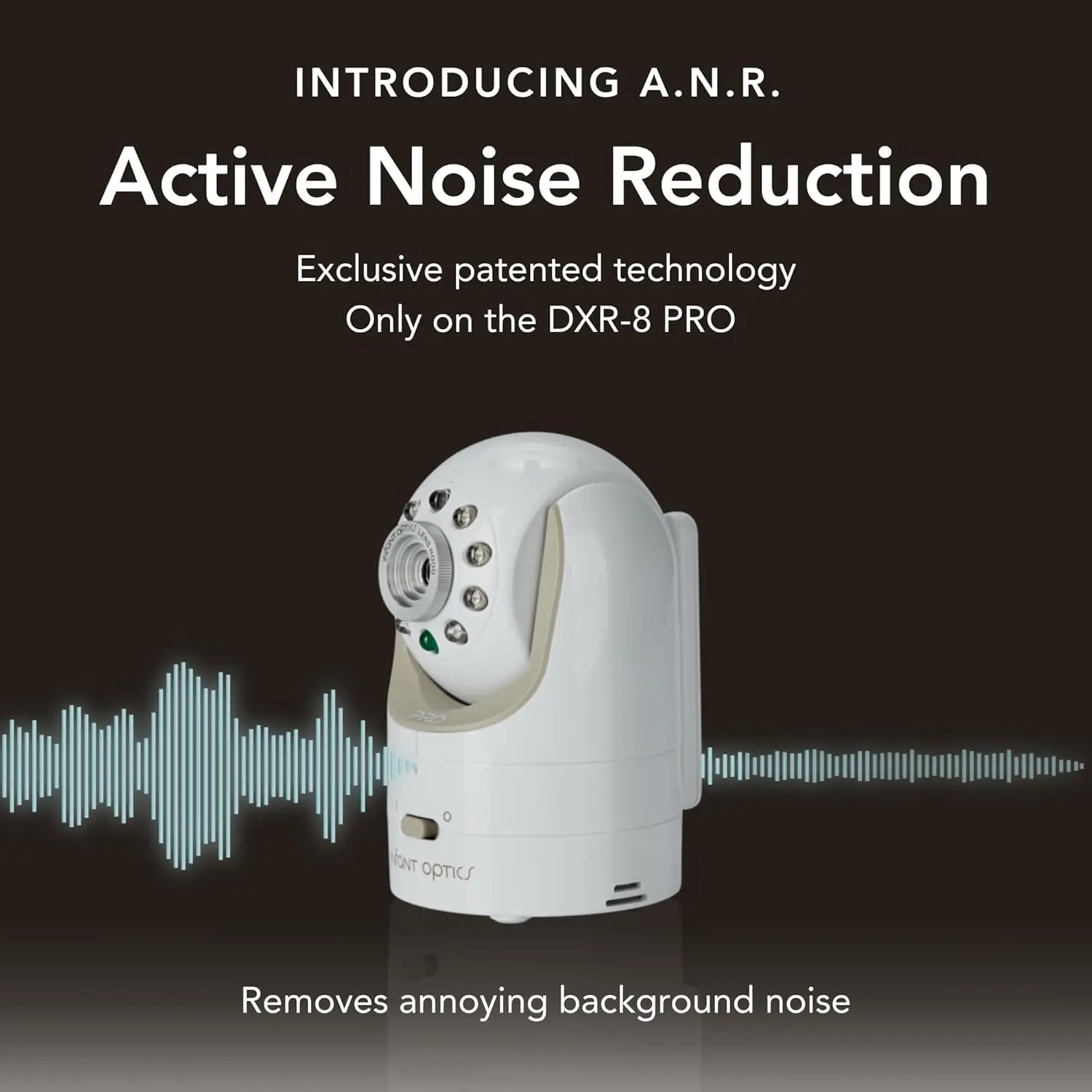 DXR-8 PRO Video Baby Monitor, 720P HD Resolution 5" Display, Patented A.N.R. (Active Noise Reduction), No WiFi, Pan Tilt Zoom, a