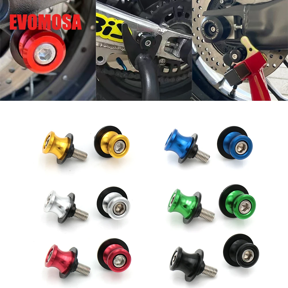 

Motorcycle Accessories M6 Swingarm Spools Screw For DUCATI Monster 821 937/Plus 950/Plus 899 959 1199 1299 Panigale Panigale/S/R