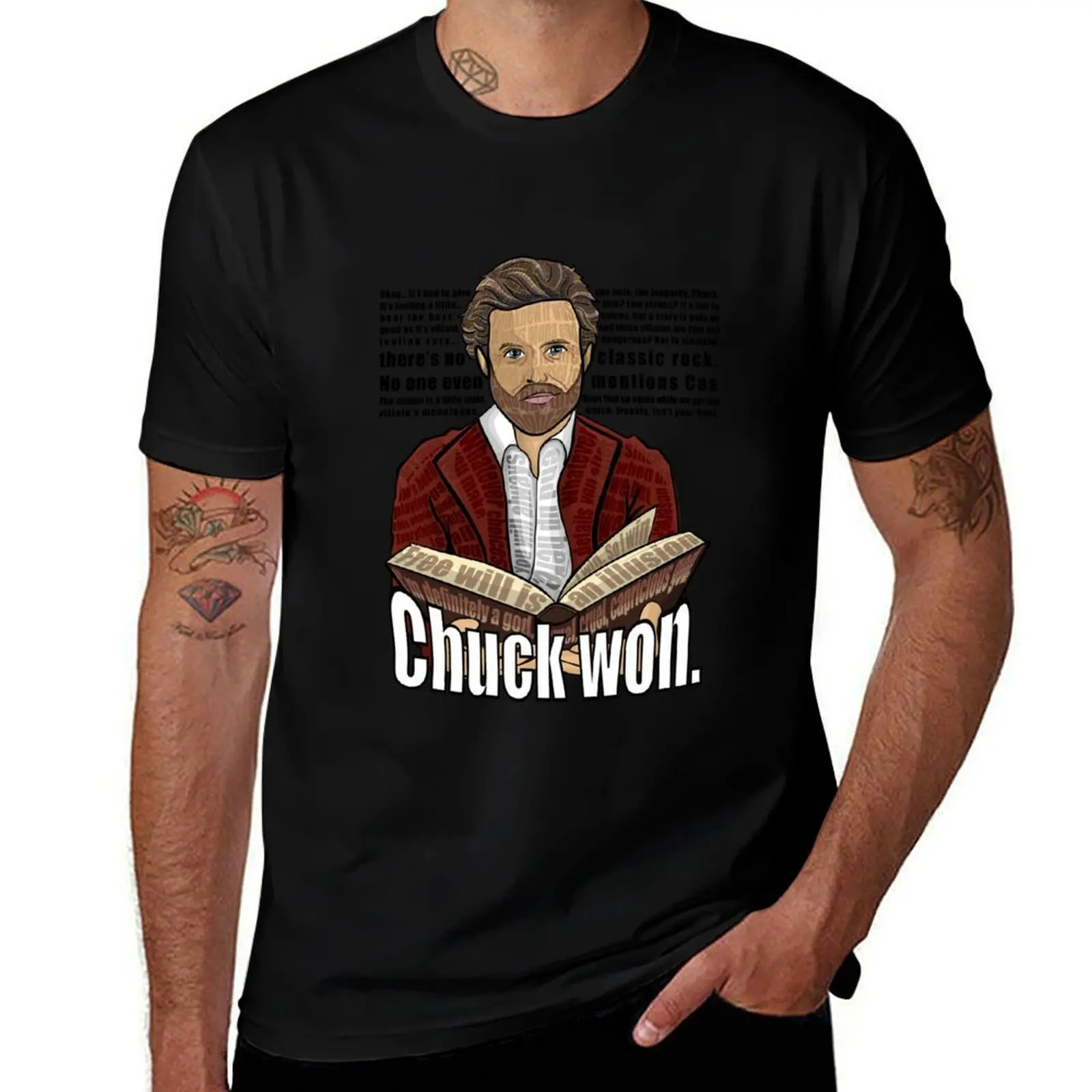 Chuck Won T-Shirt Casual Loose Fit Summer Tee Shirt T-Shirt