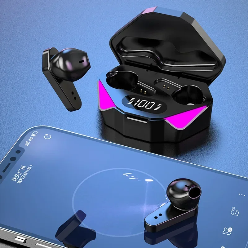 

V80 Bluetooth Headset Low Latency Pro 4 TWS Wireless Headphones Superpods Bluetooth Earbuds Trn Ventilador Cuello Portatil