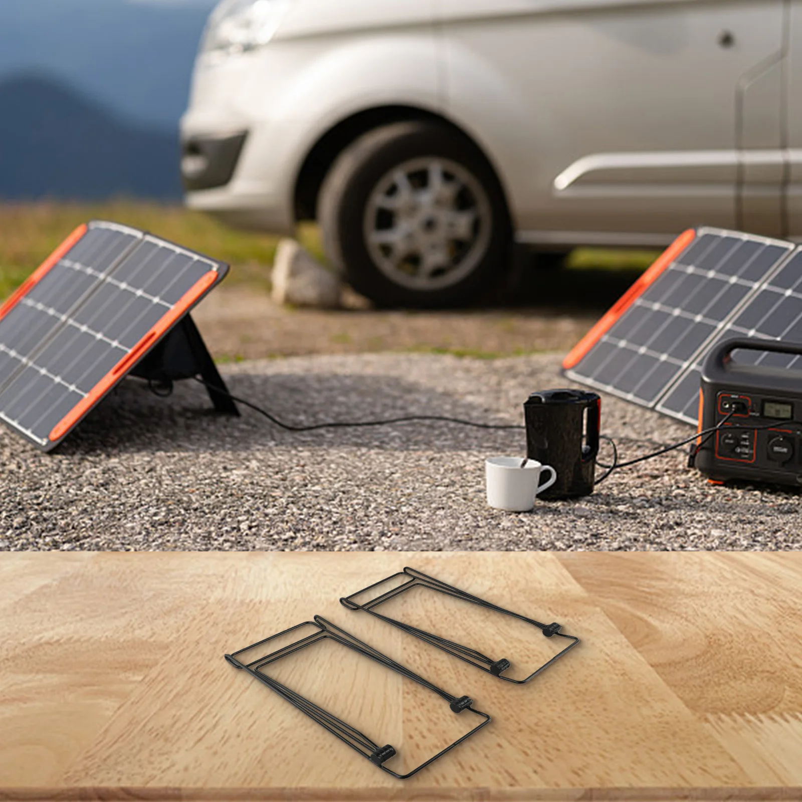 Black PV Accessories Solar Accessories Optimal Energy Collection Easy Transport And Storage Engineered For Stability