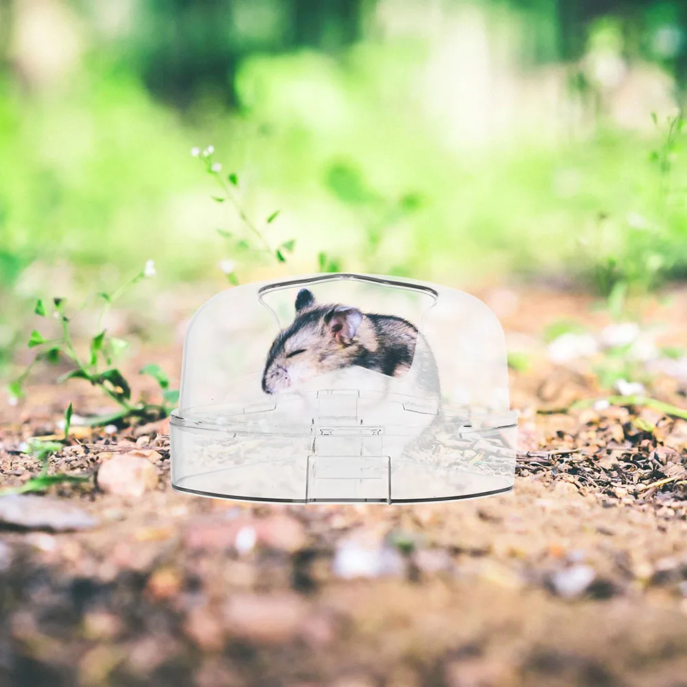

Hamster Bathroom Guinea Pig Clear Bathtubs Mini Sand Baths Case Transparent Plastic Pet House Small Animal Supplies Decor