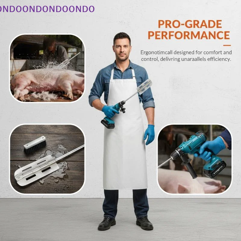 Metal Hog Hair Shaver Drill Attachment Durable Fast Pig Cattle Hair Removal Tool for Butcher Shop Farm Livestock Processing