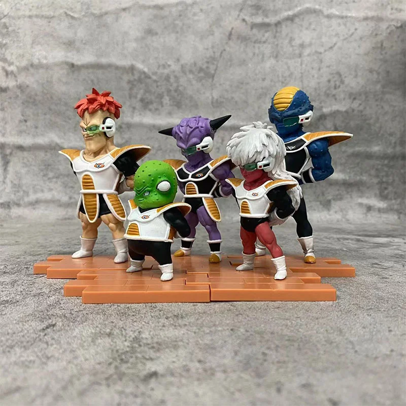 Anime dragon ball z figura ginyu força figuras ginyu recoom jeice burter guldo gk estatueta de ação modelos pvc estátua brinquedo do miúdo presente
