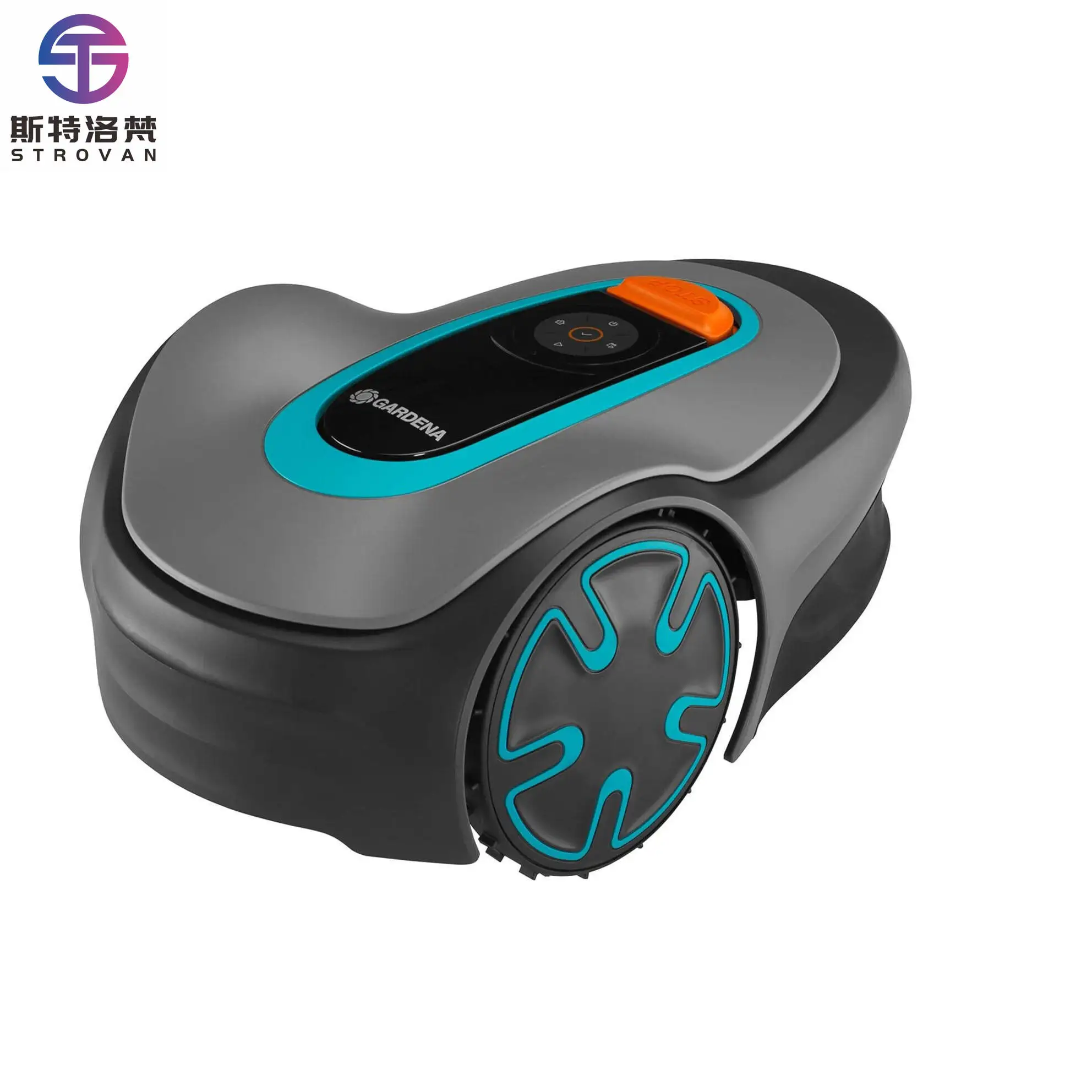 STLF WJW OEM قابل للتخصيص لتقوم بها بنفسك تطبيق بلوتوث يعمل بالبطارية حدود جزازة العشب الآلية ذاتية الدفع هيكل من الألومنيوم عالي تورق