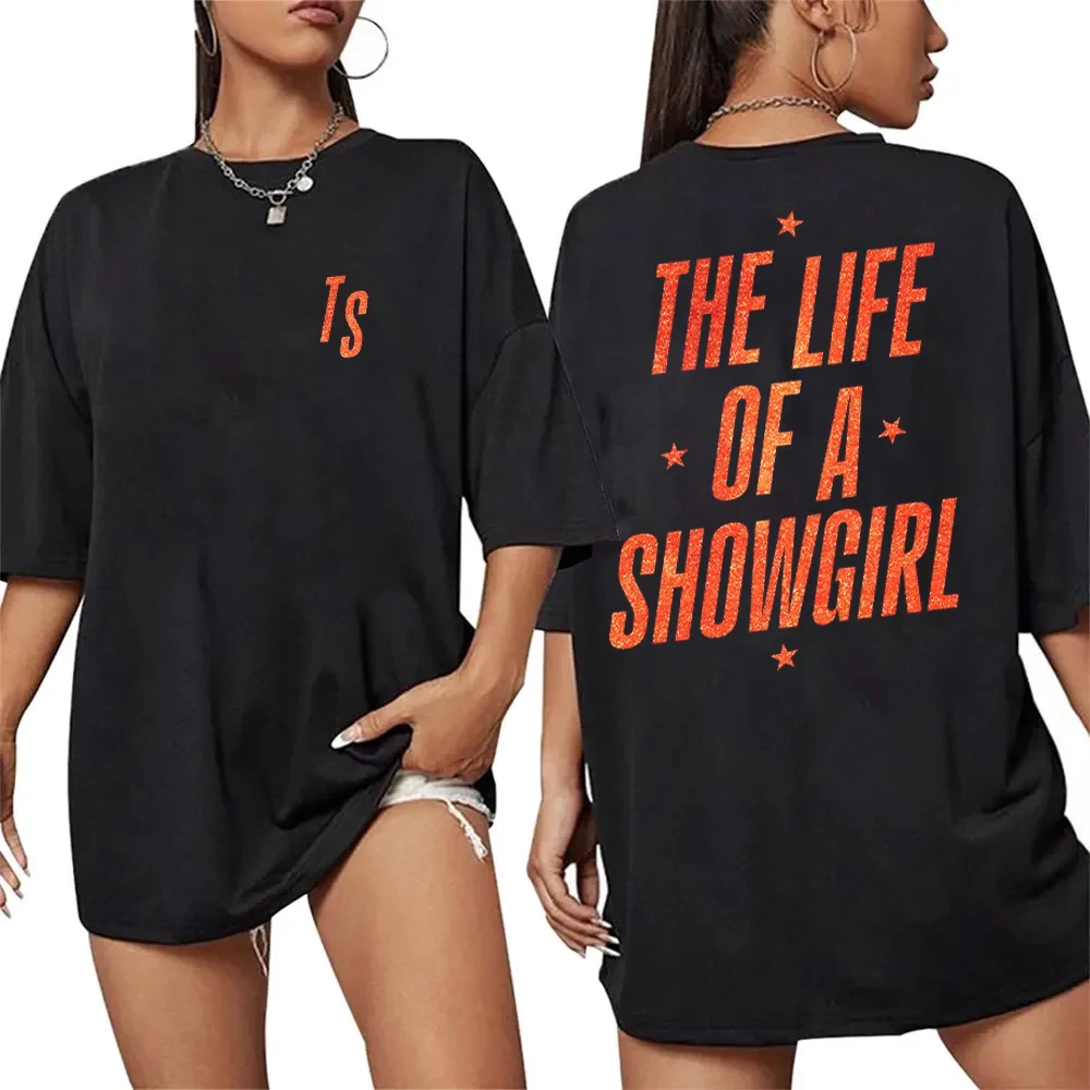 

Комфортные хлопковые винтажные футболки The Life of A Showgirl, новый альбом 2025, футболки TS, подарок для фанатов, одежда, летняя мода, топ для мужчин и женщин