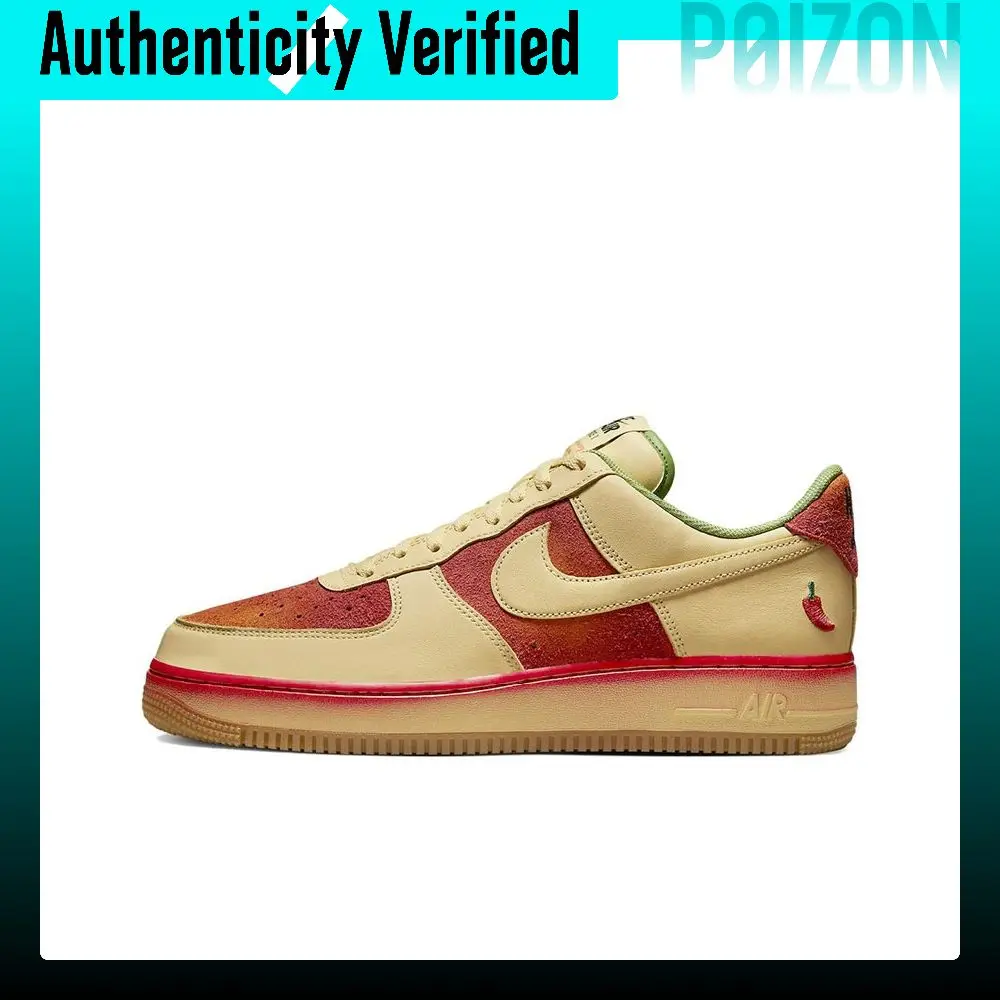 Nike Air Force 1 Skate Shoes Unisex Low-top Yellow/Orange DZ4493-700
