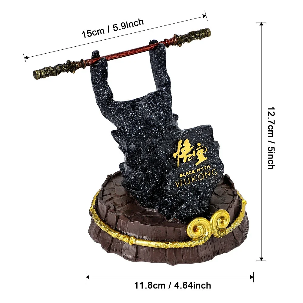 Game Controller Stand with Ruyi Golden Cudgel Wukong Theme Universal Gamepad Base for PS5/xbox/NS/Switch Pro Game Handle Bracket view 6
