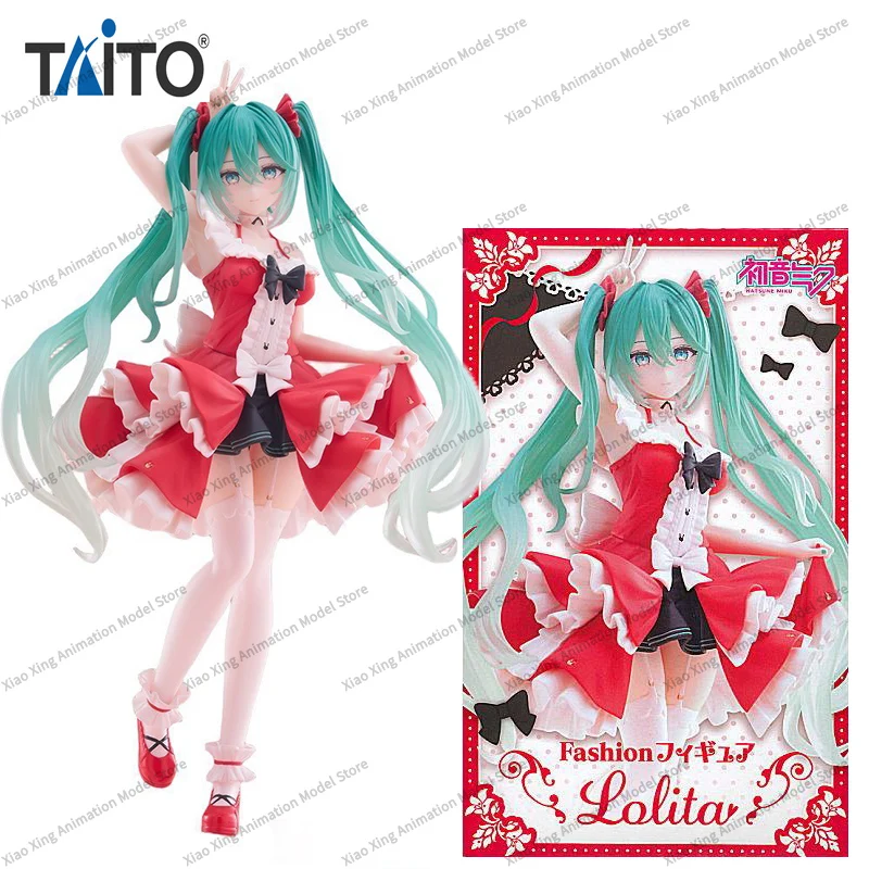 In Stock TAiTO Hatsune Miku Fashion Figure Lolita Ver. PVC 18CM Anime Action Figures Model Collection