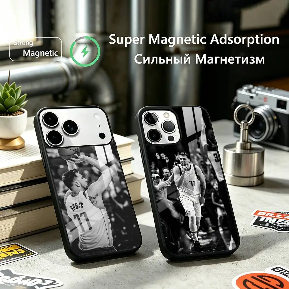 Luka doncic Basketball star 77 Phone Case For iPhone17,16,15,14,13,12 Plus,Pro Compatible with magnetic wireless charging