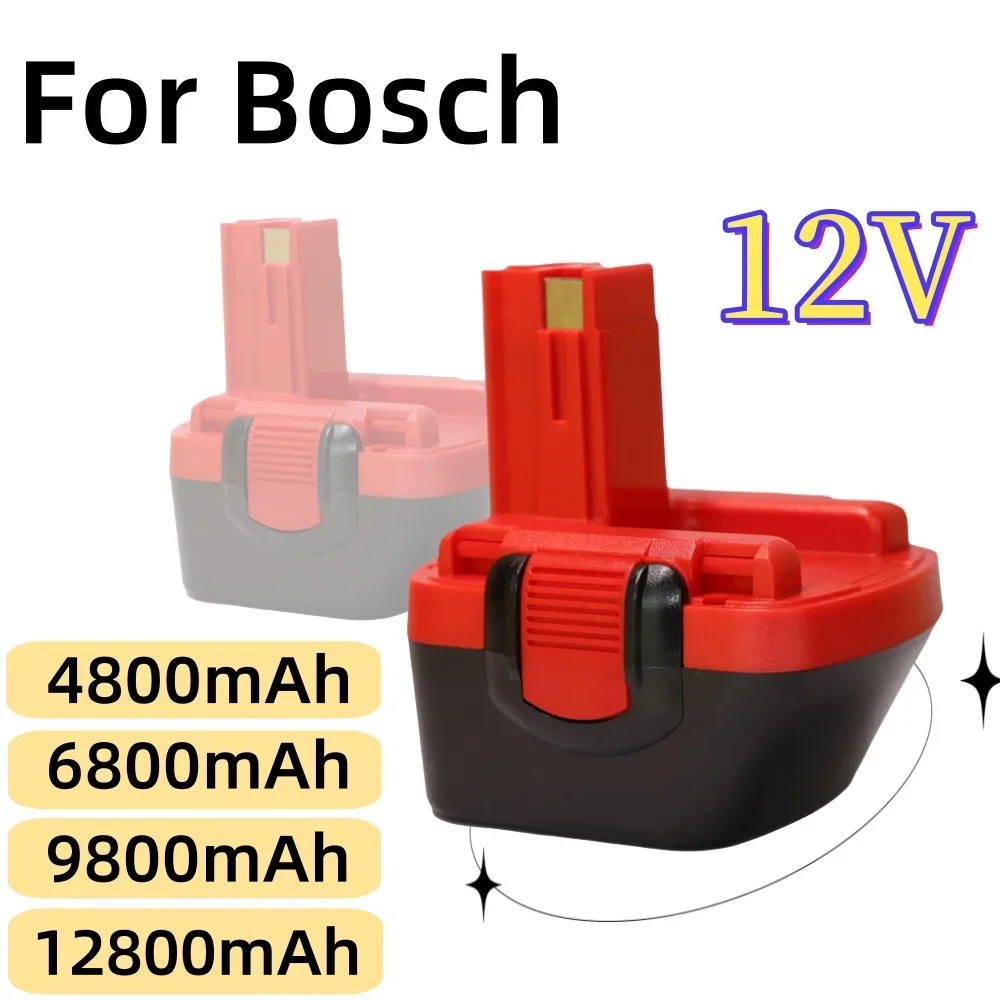 

For Bosch 12V 4800/6800/9800/12800mah PSR Rechargeable Battery AHS GSB GSR VE-2 BAT043 BAT045 BAT046 BAT049 BAT120 BAT13