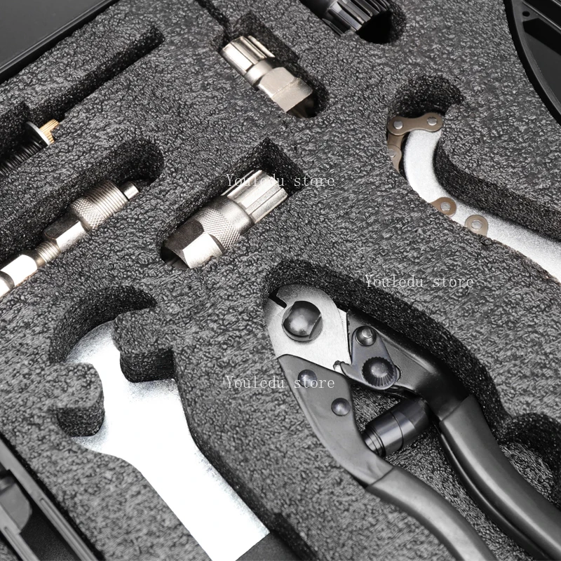 

Подходит для группы ящиков для инструментов для ремонта велосипедов, ремонта спиц, гаечных ключей, разборки центрального вала маховика.