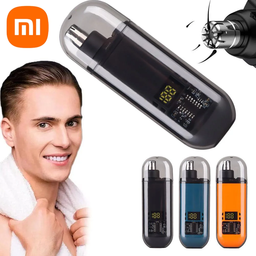 Xiaomi Electric Nose Hair Trimmer Mini Rechargeable Waterproof Ear Eyebrow Beard Powerful Scissor for Men Women Painless Razor