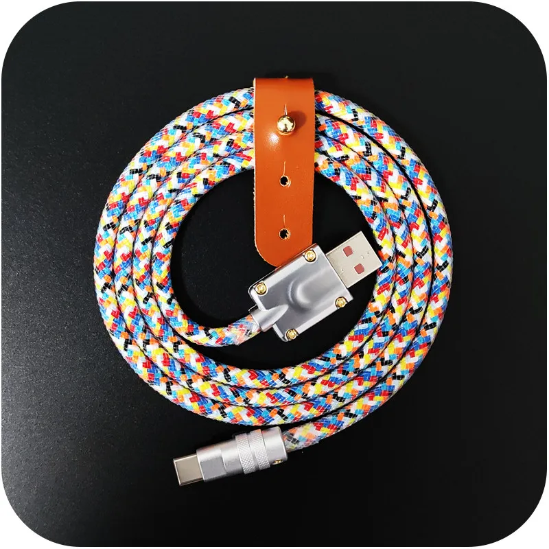 Custom USB 3.2 10Gbps Type-C Short Data Cable, High Speed Transfer for SSD/HDD, iPad, Xiaomi, Huawei, Samsung Phone Gift