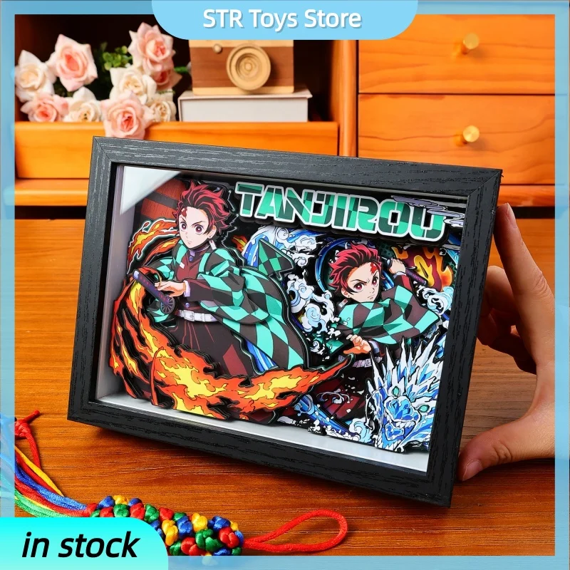 

Новая горячая распродажа, аниме-фигурка «Убийца демонов», портрет человека, Танджиро Синобу Гиюу Зеницу, 3d портрет, декоративные предметы, подарки