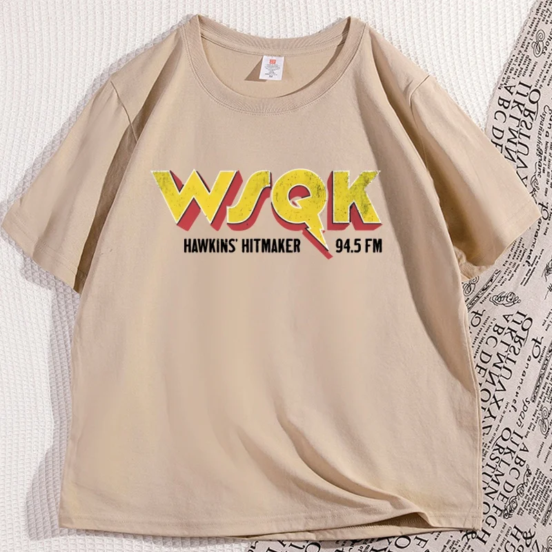 WSQK The Squawk T-shirts for Men Women Casual Loose Short Sleeve T Shirt Round Neck Cotton Printed Tshirt Basic Tee Clothing