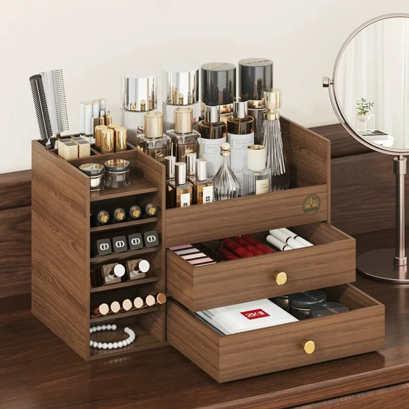 

Cosmetic Storage Box Large Capacity Desktop Organizer Lipstick Skincare Holder for Vanity Table Home Decor