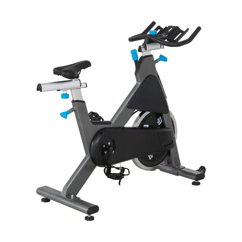 White Modern Indoor Spinning Bike, Fashion Integrated Design For High End Home Gym Daily Workout And Fitness Training