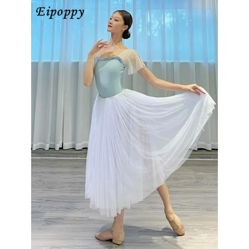 Ballet Body Suit Chinese Leotards One-Piece Gymnastics Basic Training Yoga Female Shapewear Adult