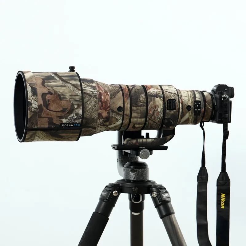 ROLANPRO Waterproof Lens Camouflage Coat For Nikon Z 400mm F2.8 TC VR S Rain Cover Protective Sleeve NIKKOR Z400 400 2.8 F/2.8