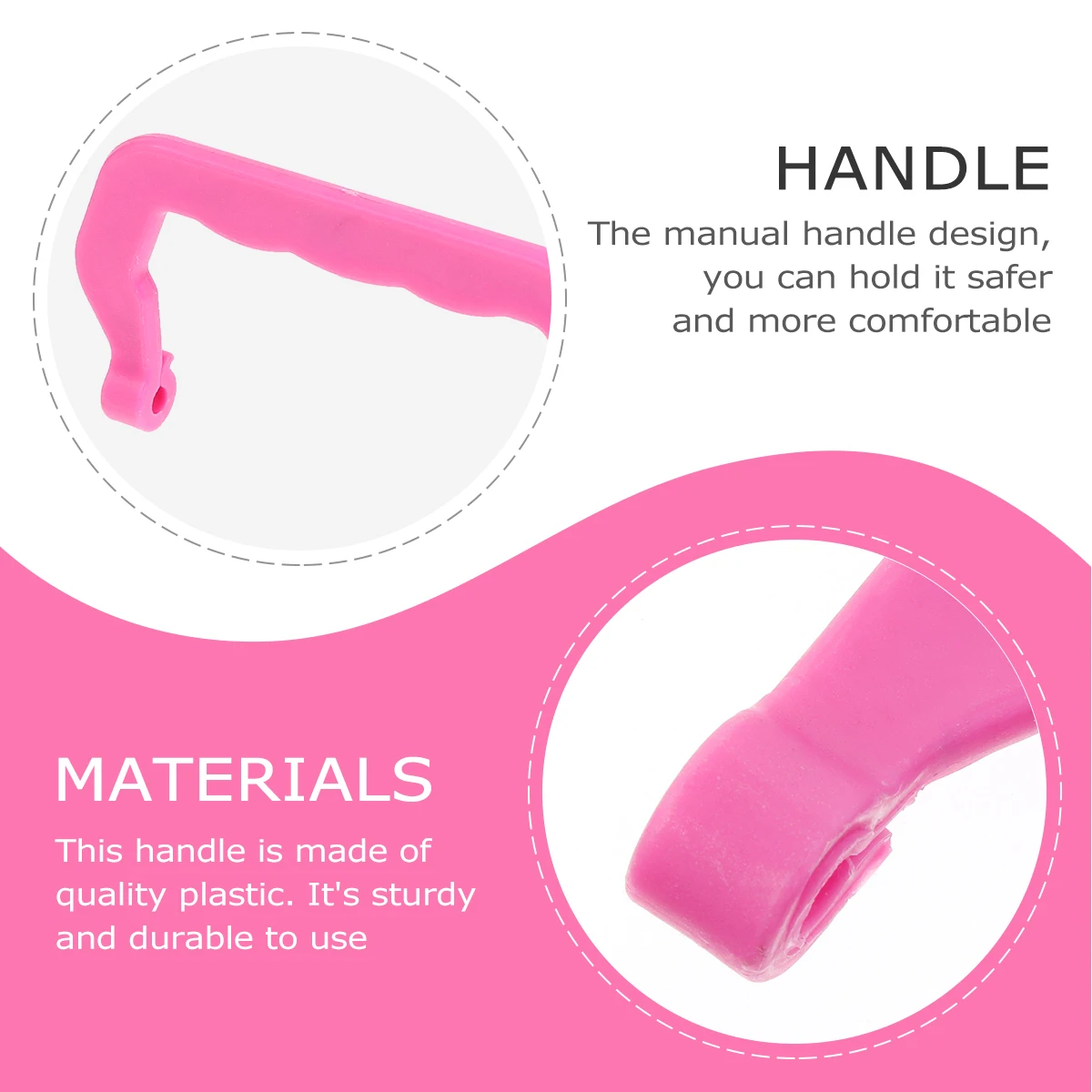 

10Pcs Strong Plastic Cage Lifting Handle Ergonomic Grip for Outdoor Pet Cages Safe and Comfortable Accessory Plastic Handle