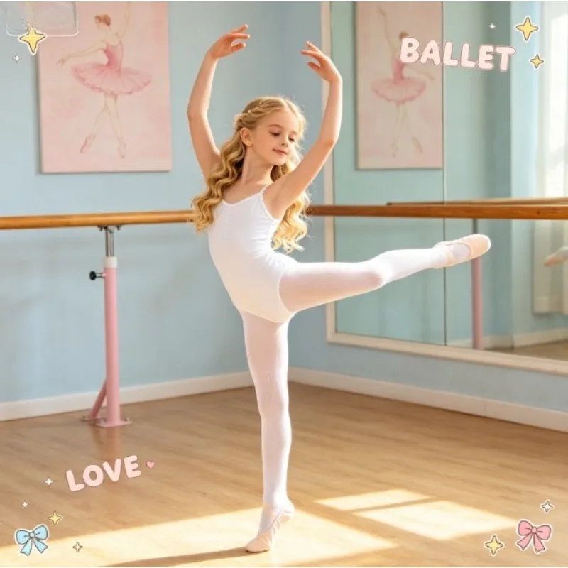 Velvet Ballet Dance Pantyhose Solid Color Candy Color Tights Spring Summer Autumn Soft Elastic Stockings Professional Dancewear