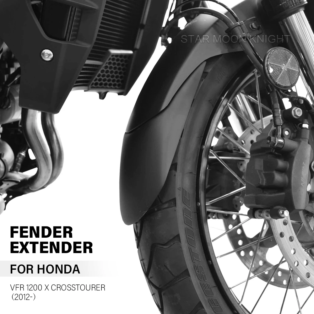 Front Fender Mudguard Extender For Honda VFR 1200X 1200 X VFR1200X Crosstourer 2012-2023 2021 2022 Accessories Hugger Extension