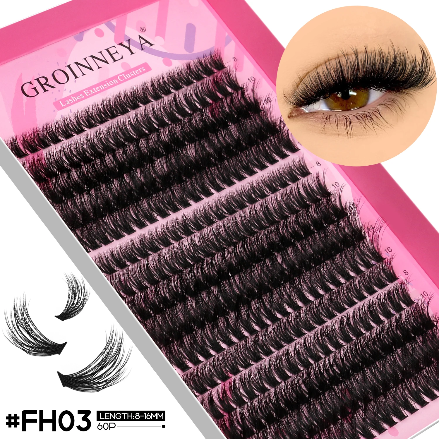 DIY Faux Mink Lashes, Voluminous Cat Eyelashes