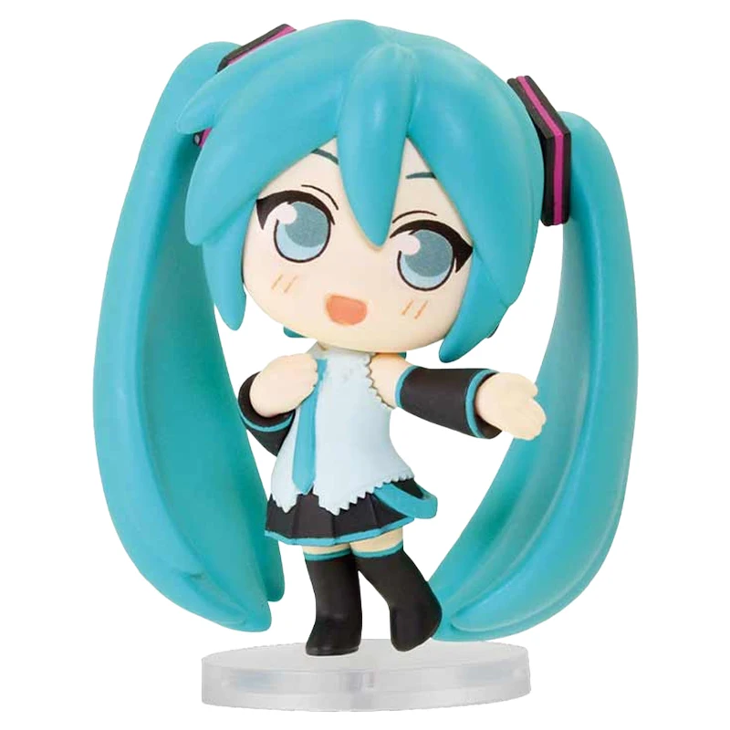 Hatsune Miku Kagamine Rin Gashapon Drehen Um Look Zurück Modellierung Ornament Anime Figuren Andenken Action Figur Modell Spielzeug