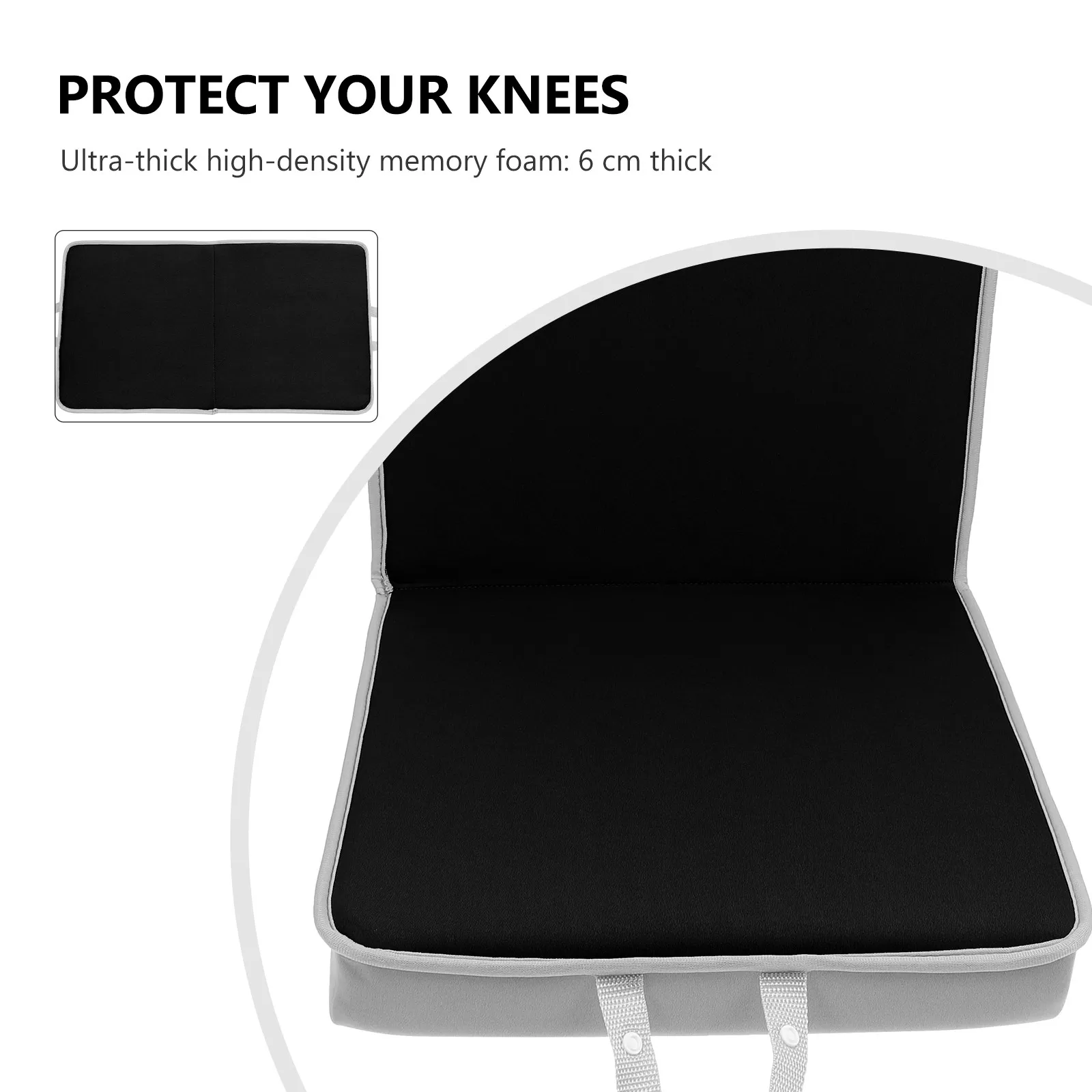 

1 шт. Складная подушка для коленей для йоги и фитнеса, для тренировок на пресс, упражнений с сопротивлением, планки, мостика, лунжей