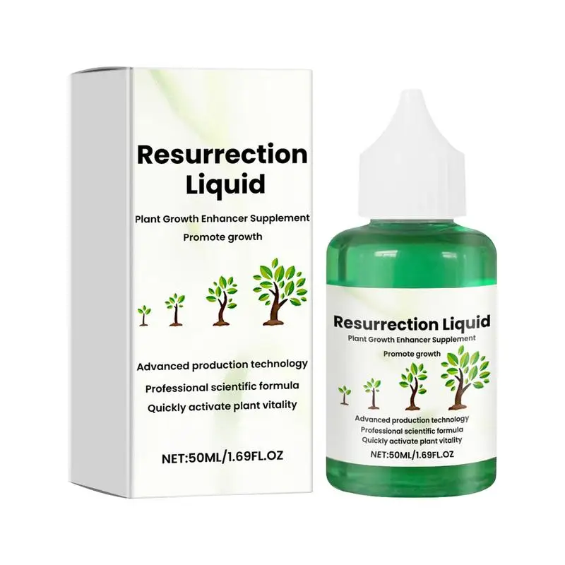 

Plant Resurrection Liquid 50ml Hydroponics Nutrients Liquid Plant Nutrients Solution for Flower Fruit Vegetable Fertilizers G2AB