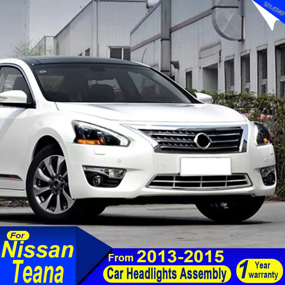 、Car Lamps for Nissan Teana Altima 2013 2014 2015 Led Auto Headlights Assembly Upgrade Projector Lens High Configure Accessories