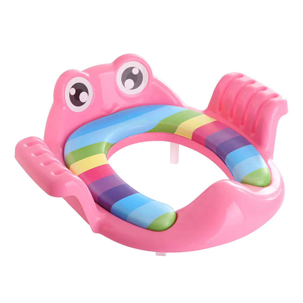 

Practical Toilet Seat Kids Trainer Baby Training Durable Potty Ring Cartoon Design